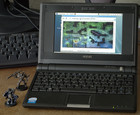 Screenshot of MapExplorer on the EeePc